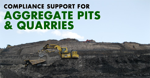 Compliance Support for Aggregate Pits and Quarries
