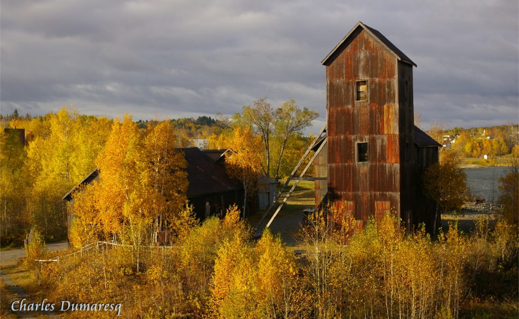Right-of-Way Mine in Autumn by Charles Dumaresq