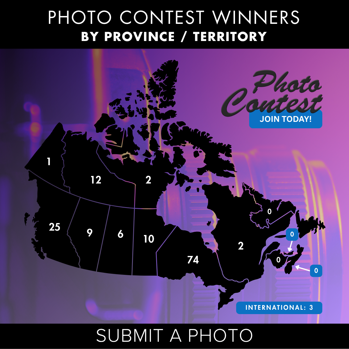Annual Calendar Photo Contest - Winners Map Annual Calendar Photo Contest - Winners Map