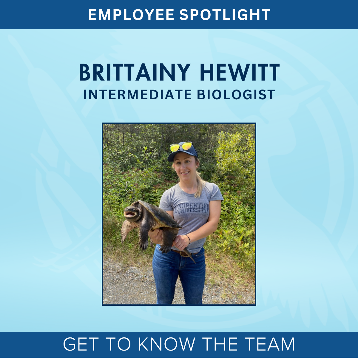 Zoe Monet, Junior Biologist employee spotlight