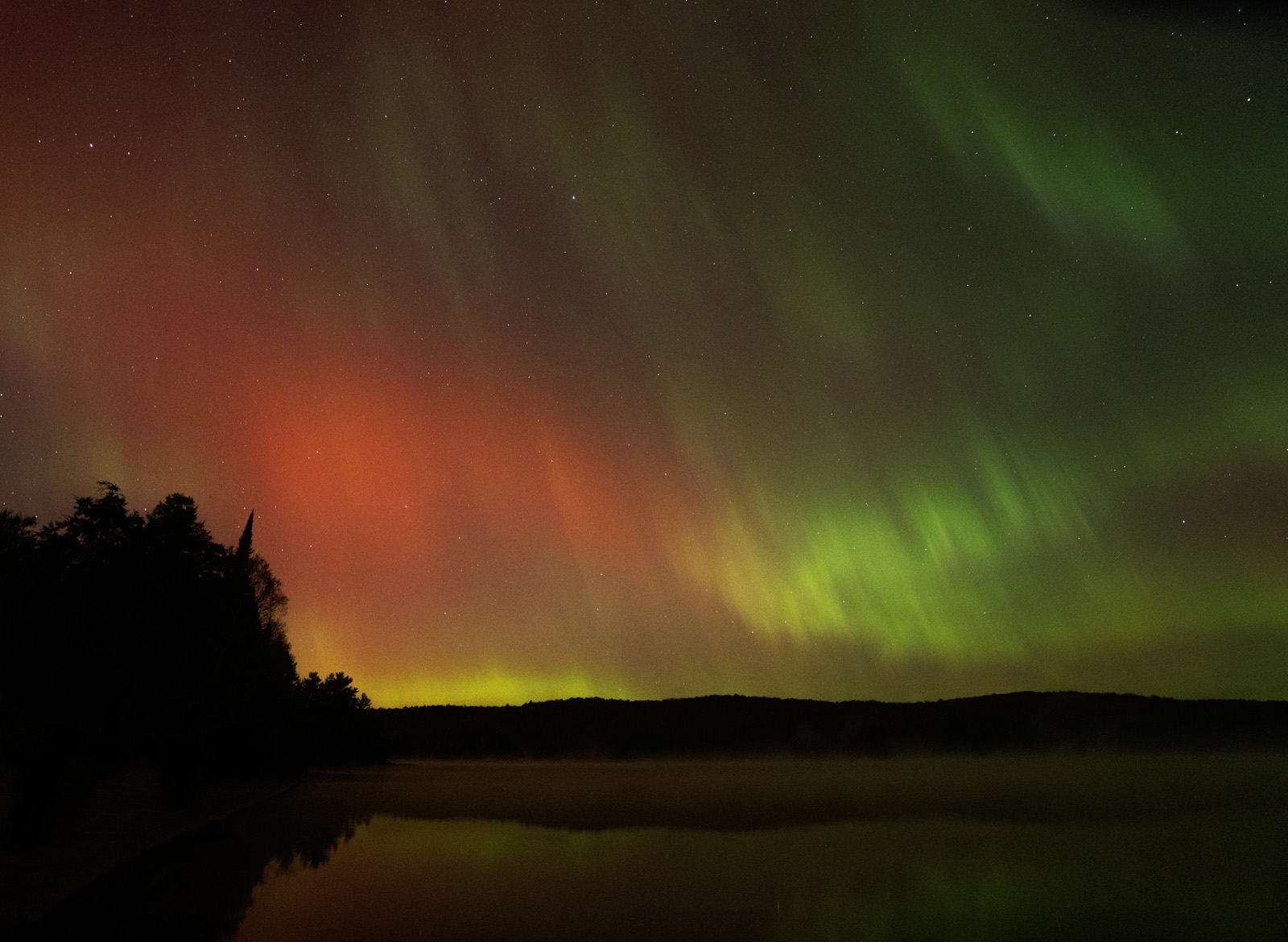 Northern Lights Magic on the Lake